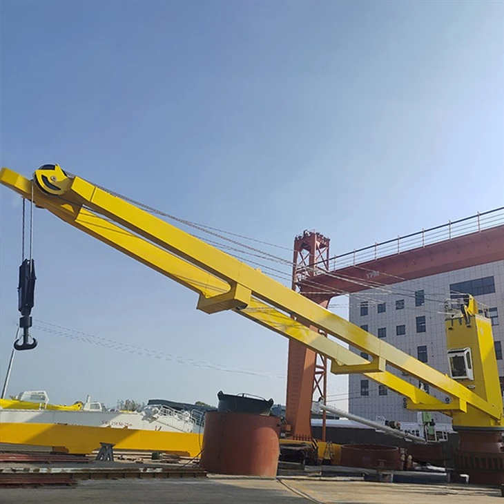 Wire Luffing Off-shore Crane