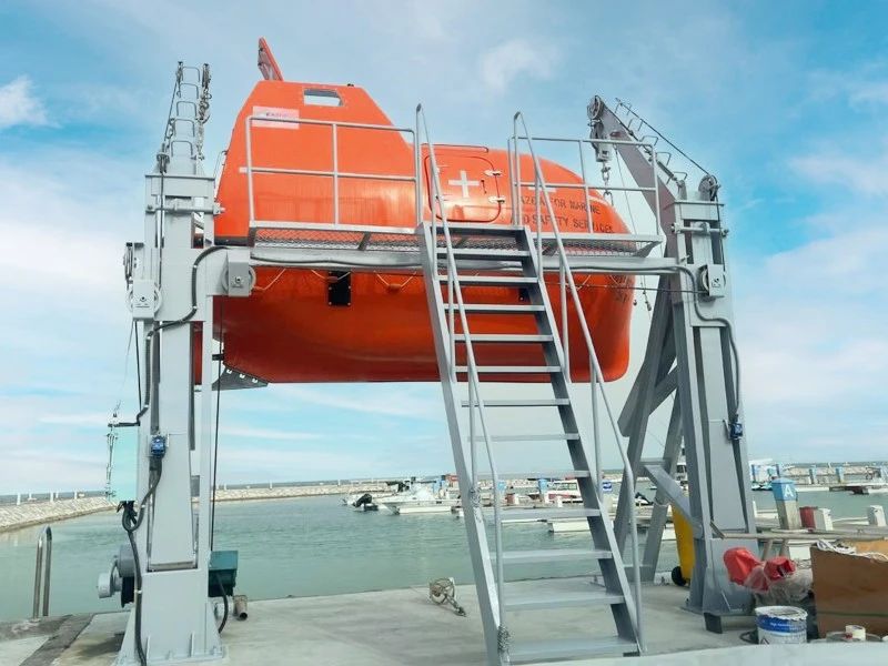 gravity davit system gravity davit system