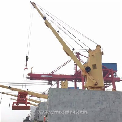 30ton 30m grúa marina de carga de alambre de alambre